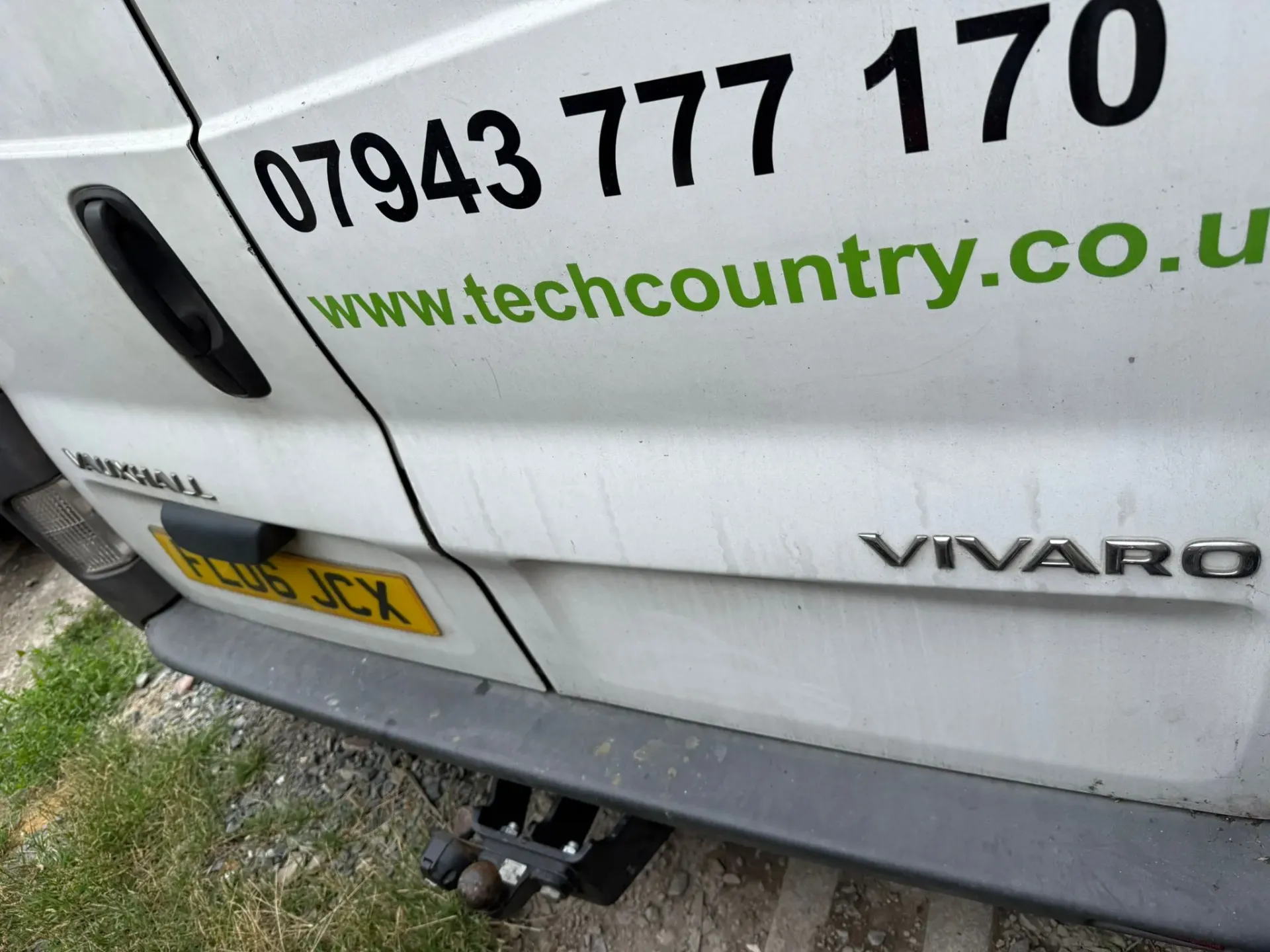 Tech Country Pest Control Ltd van with company contact details